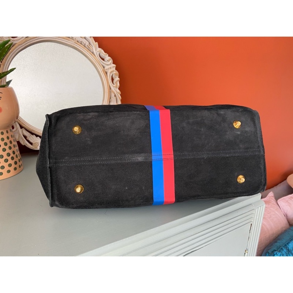 ✨Sold ✨ CLARE V. Simple Stripe Suede Tote - Picture 8 of 16